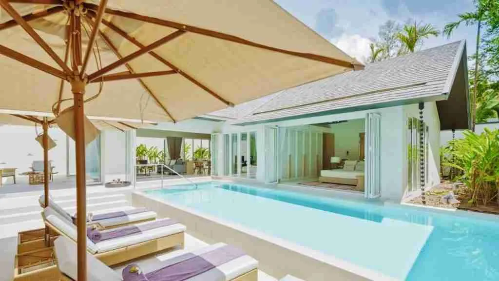 2 bedroom pool villa at Twin Lotus resort in Koh Lanta in Thailand