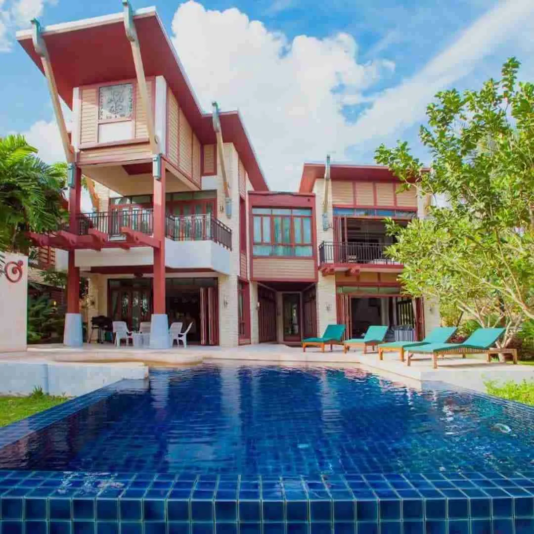 beach pool villa at Amatapura resort in Krabi