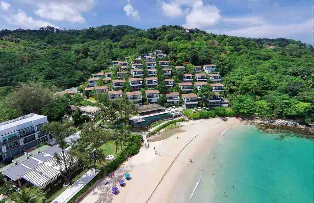 beachfront resort in Kata Noi beach in Phuket Thailand