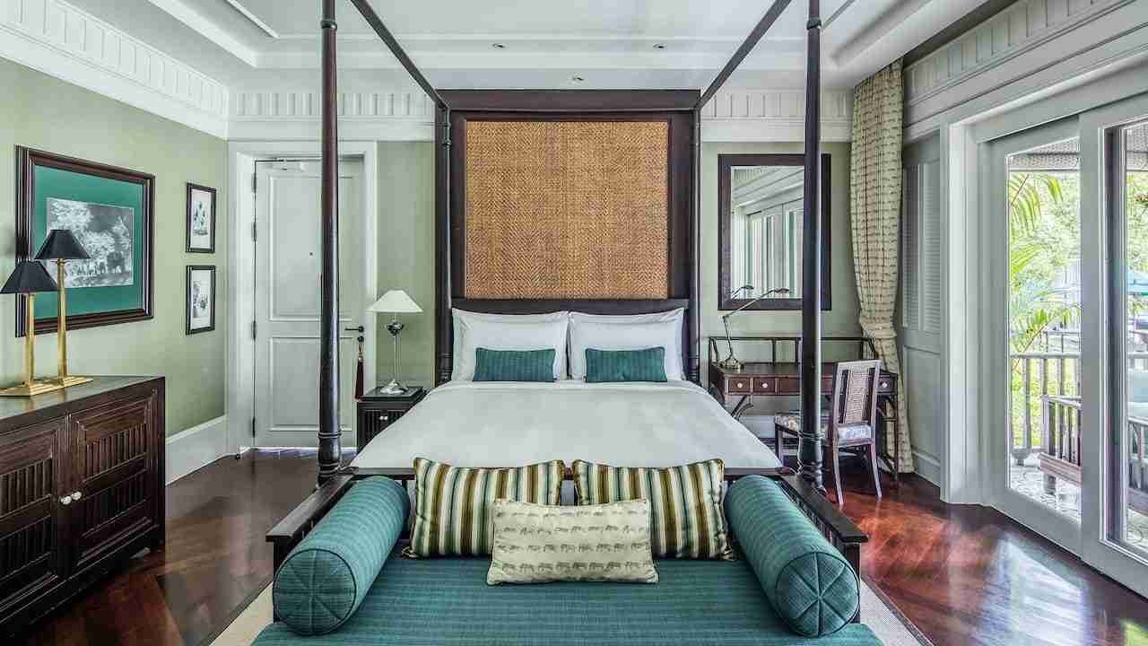 luxury hotel room at 137 Pillars House Chiang Mai boutique hotel in the north of Thailand