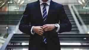 men with a custom suit