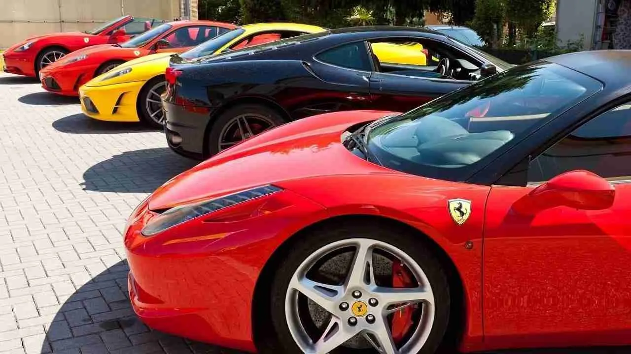 collection of ferrari sports cars in Thailand