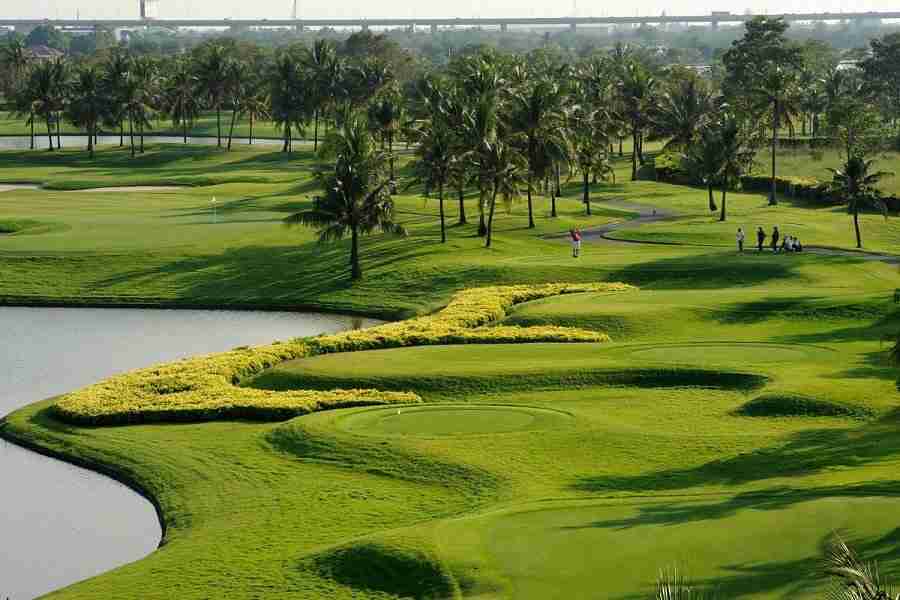 golf course of the Thai Country club in Bangkok