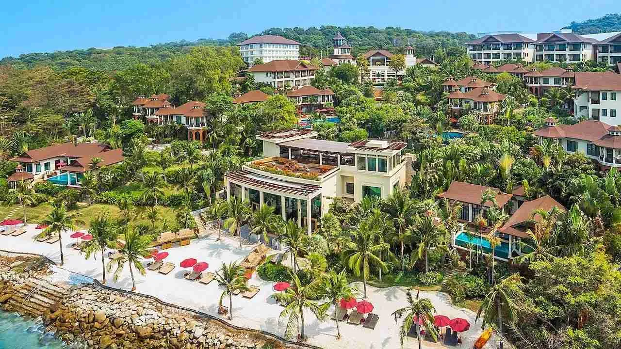 Intercontinental Pattaya hotel view from above