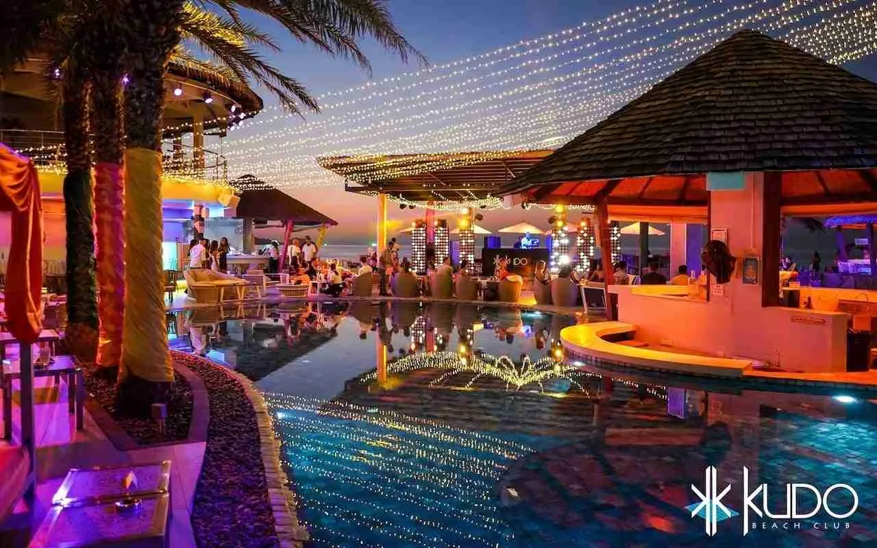 beach club Kudo Beach Club in Phuket Thailand