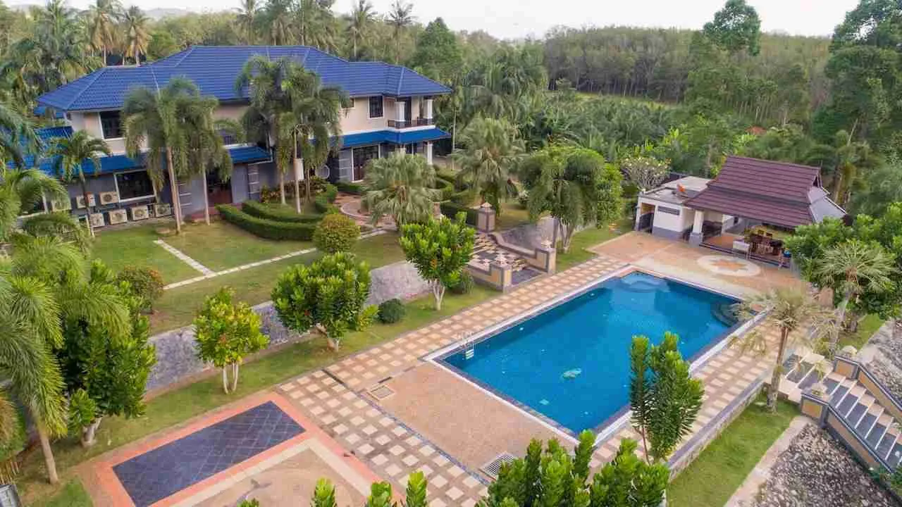superb luxury pool villa in Krabi with the jungle garden