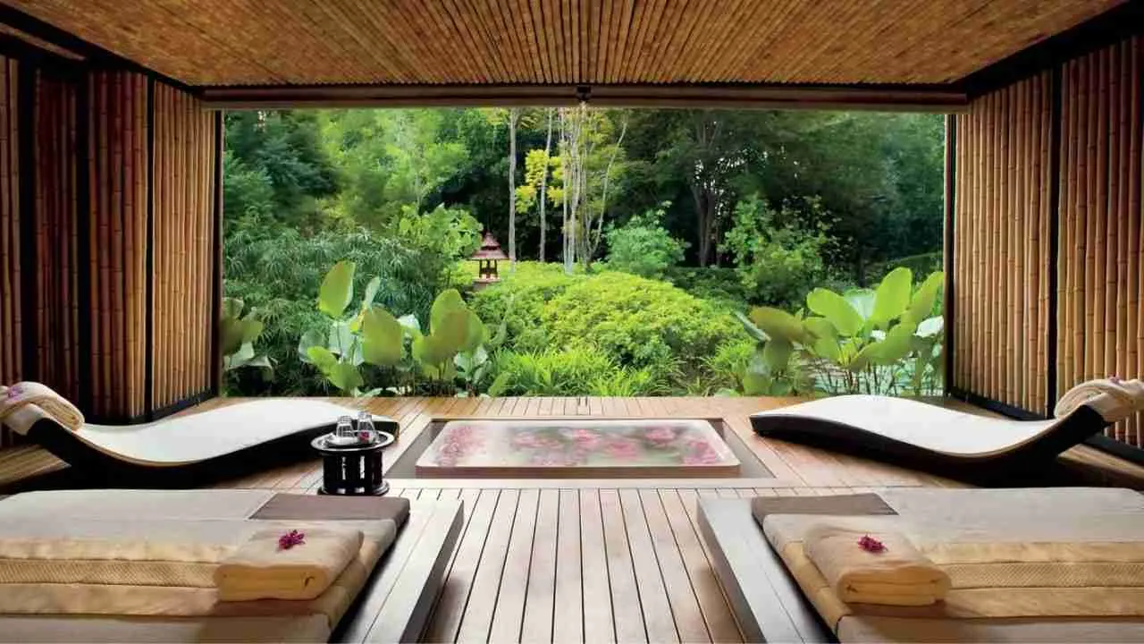 inside a luxury spa in Thailand