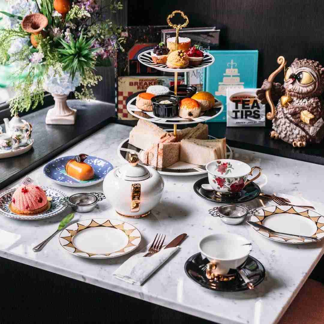 luxury at a tea party in a hotel in Thailand
