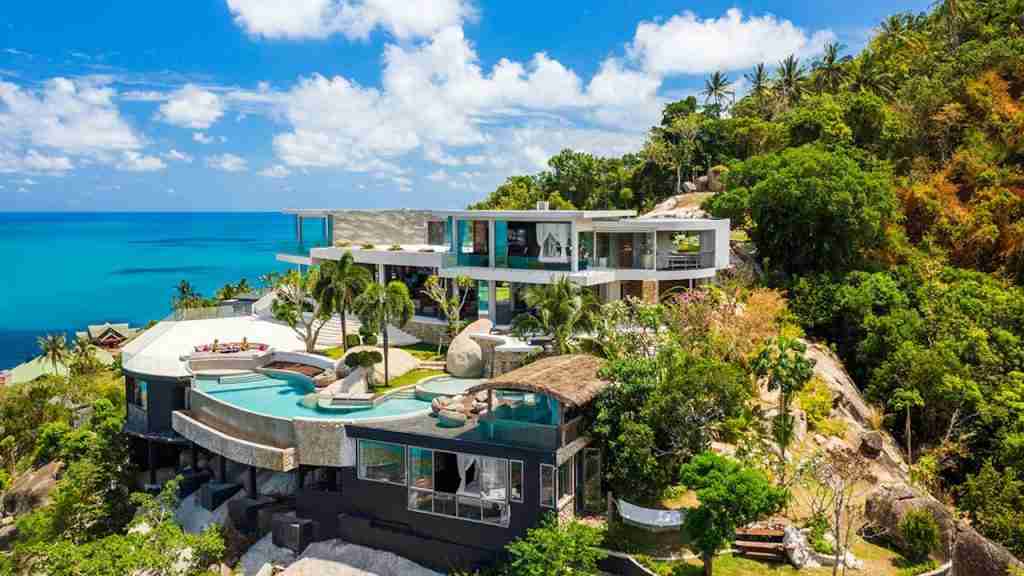 designer luxury villa Amaze with sea view at Samui island in Thailand
