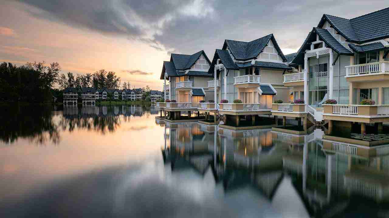 overwater villas at Angsana Laguna in Phuket Thailand