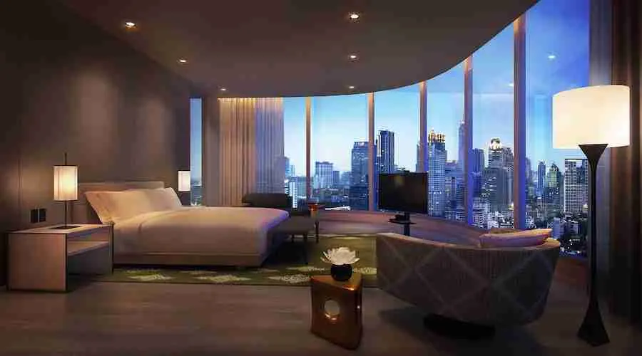 room of the presidential suite at Park Hyatt Bangkok in Thailand