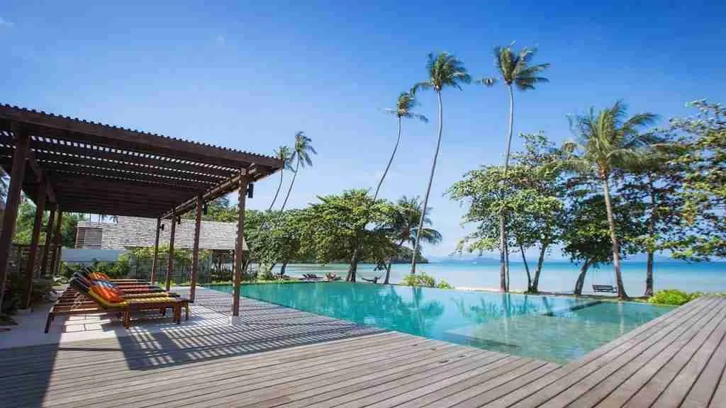 pool villa resort in Koh Mak Thailand