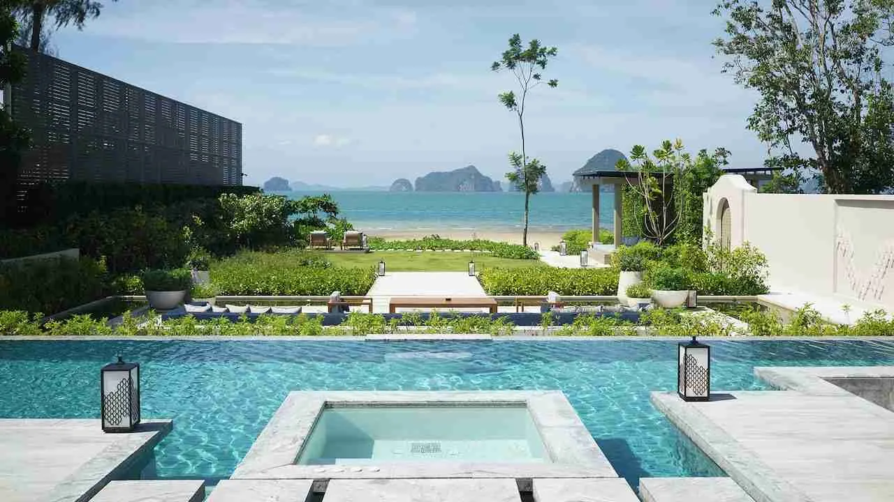 beachfront residential pool villa from Banyan Tree Krabi