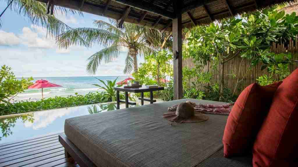 private pool villa at anantara resort in Koh Phangan island in Thailand