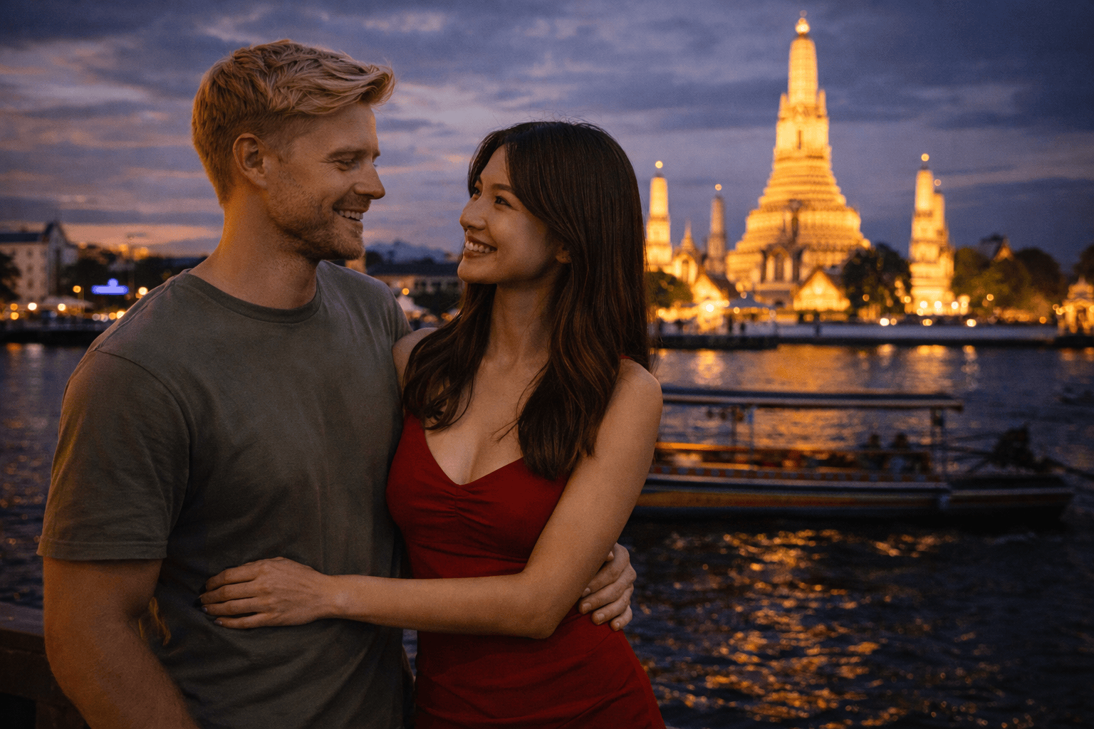 romantic moment by wat arun