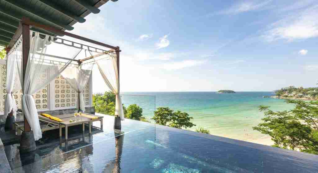 seaview pool villa at a adult only resort in Thailand