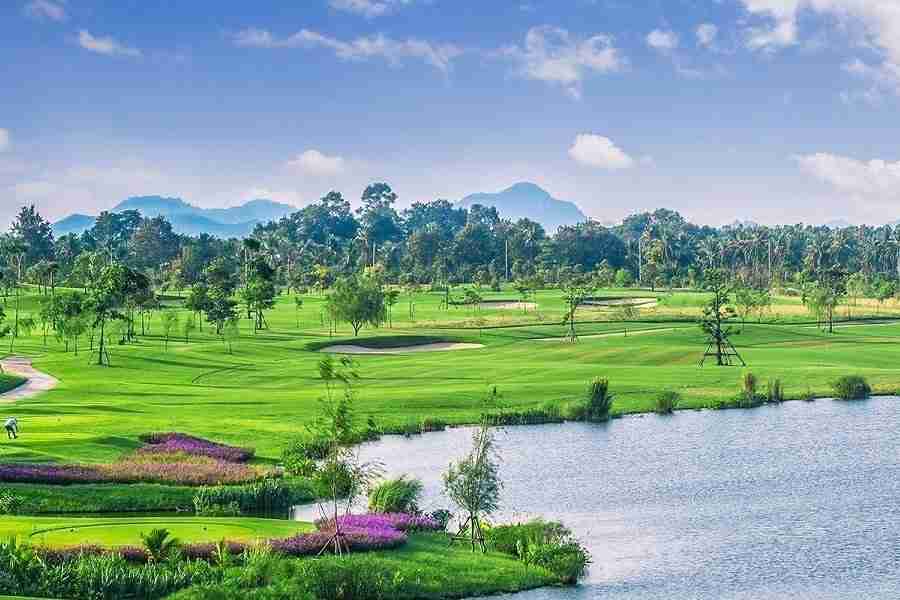 golf course of Siam country club in Pattaya Thailand