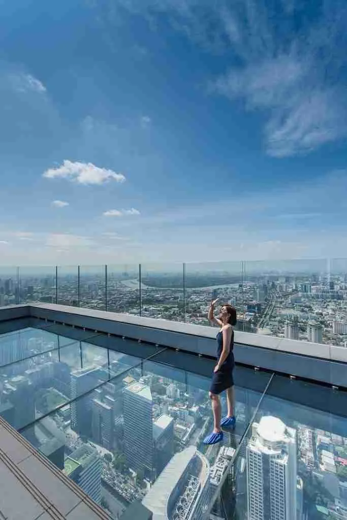 skywalk at Mahanakhon tower in Bangkok