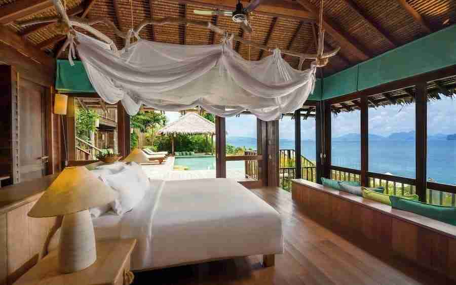 Ocean Villa with sea view at The Ocean Retreat at Koh Yao Noi in Thailand