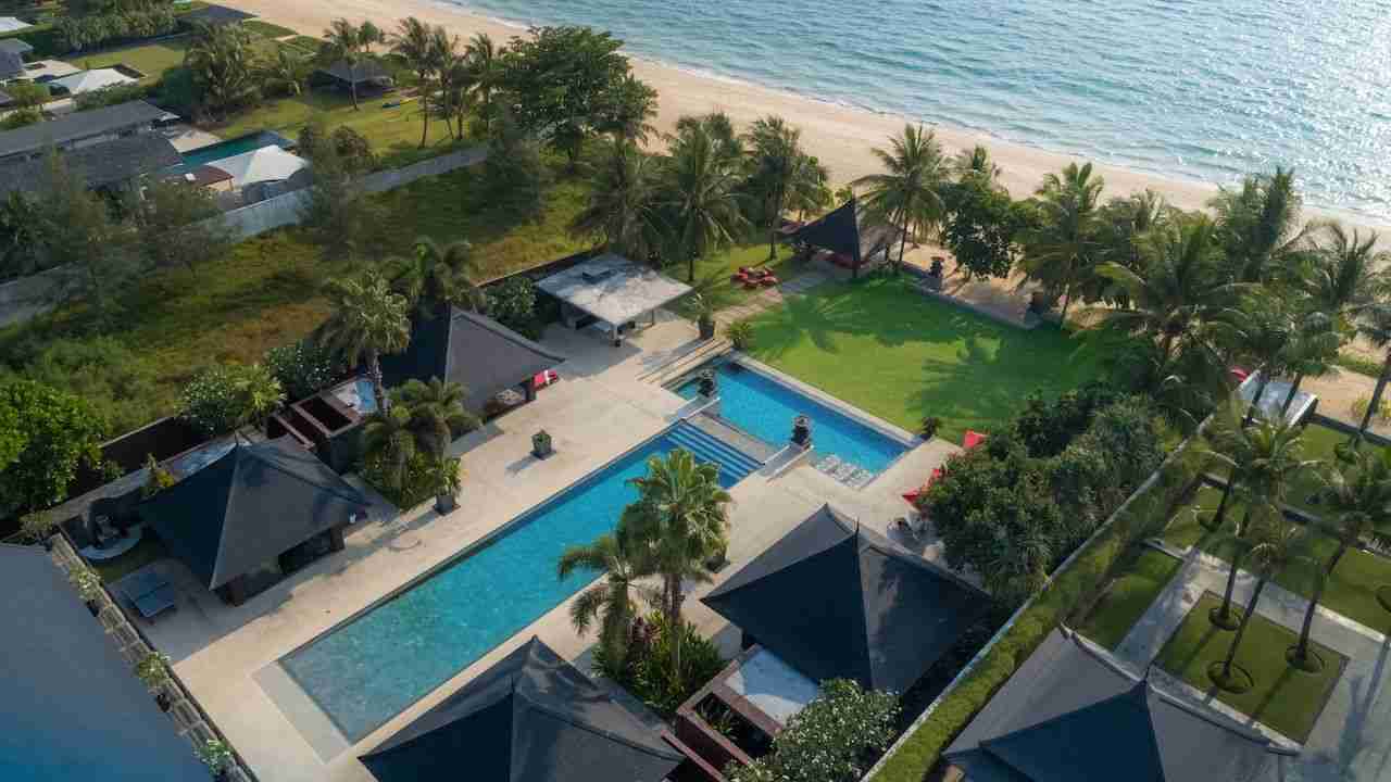 luxury beach villa saanti in Natai Beach Phuket Thailand